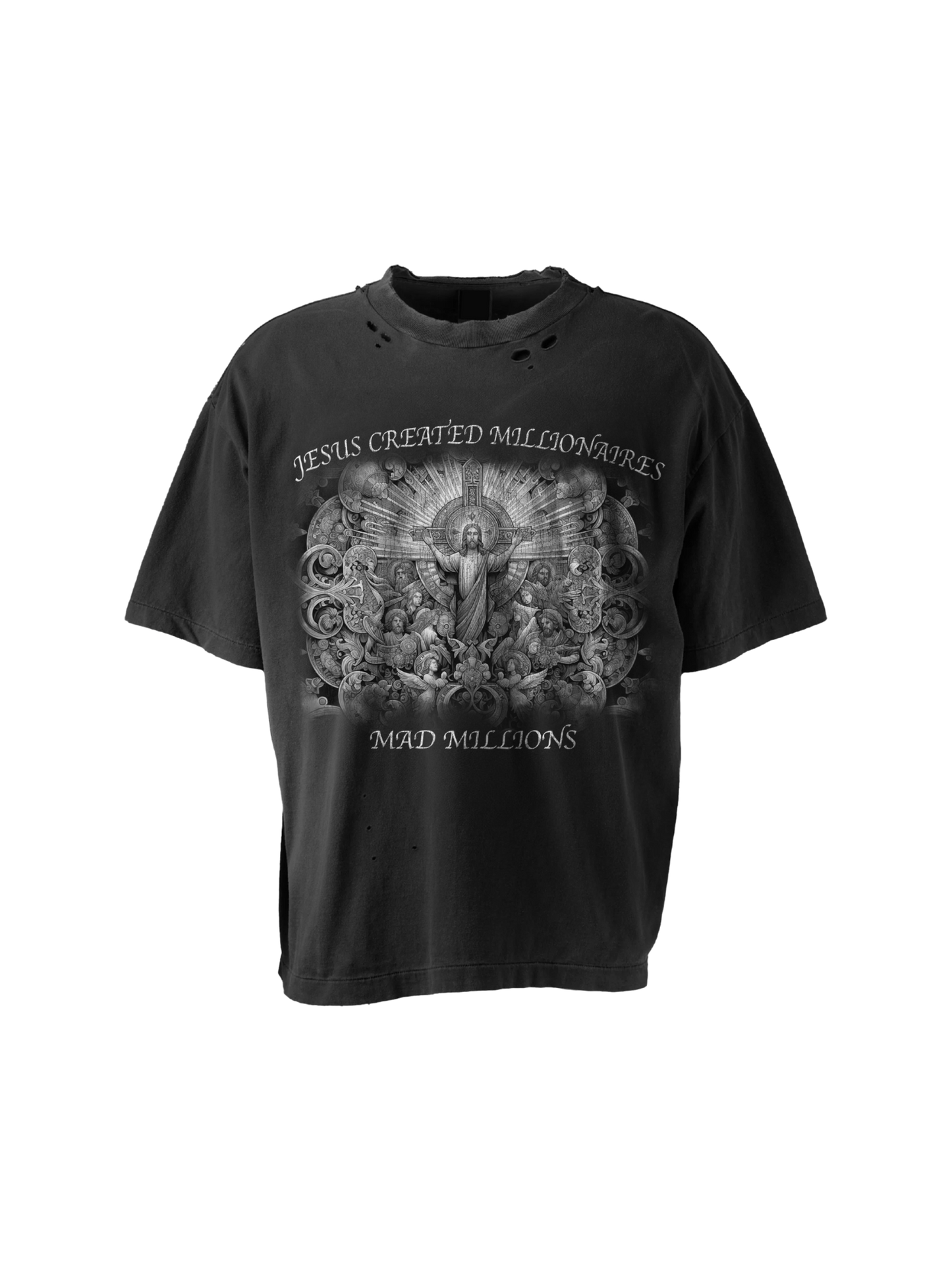 MM JESUS BLACK TEE