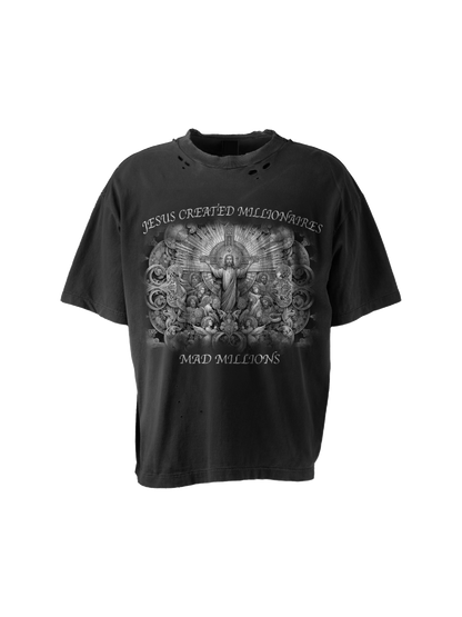 MM JESUS BLACK TEE